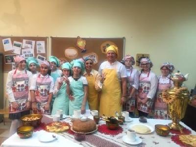 Съемки телепередачи о традициях русской народной кухни